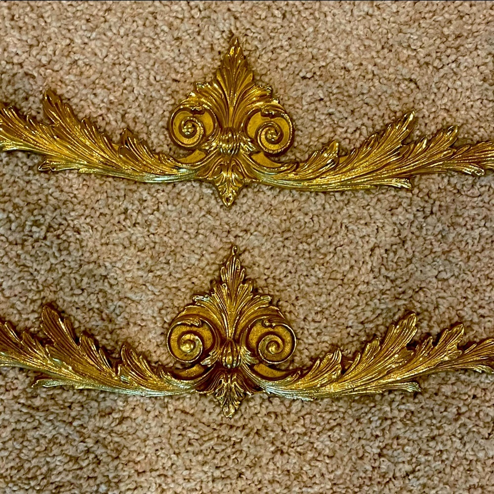 Sold——-Brass wall hanger